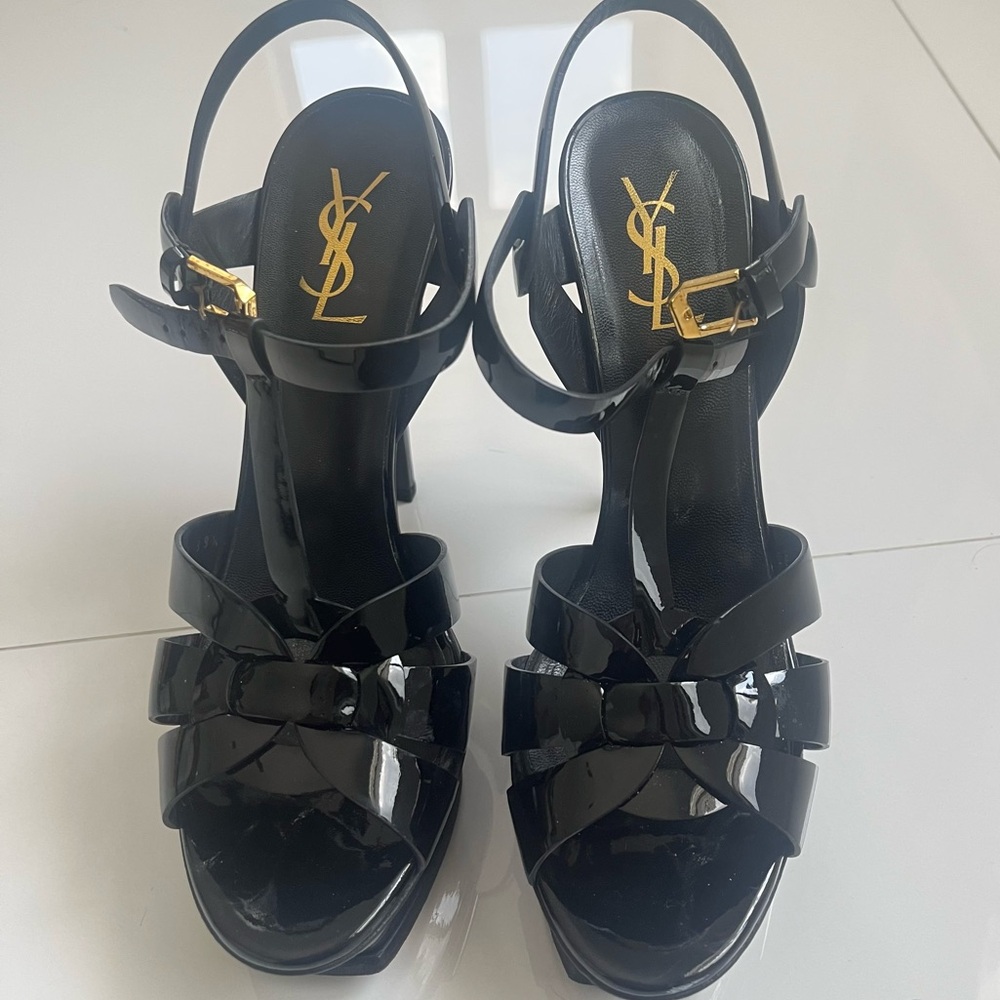 YSL Tribute Platform Sandals